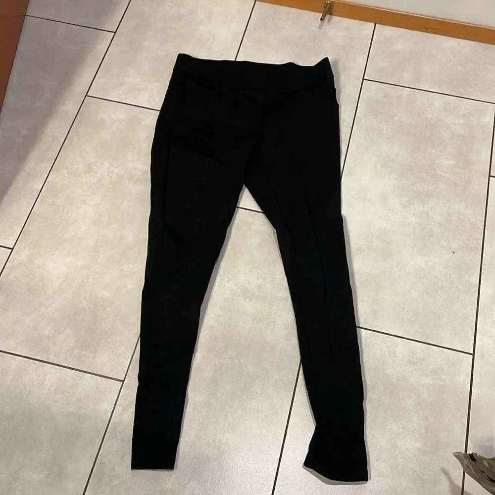 WOMAN’S thick black leggings - Picture 2 of 5